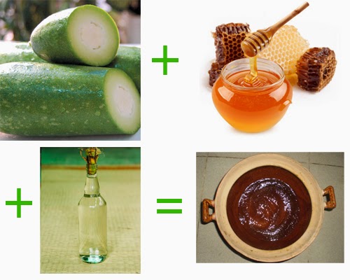 Trị nám bằng bí đao, rượu trắng và mật ong